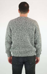 Maglione girocollo SCAGLIONE Heavy Tweed ULW050 - Grey - Sergio Fabbri