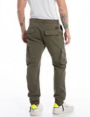 Pantalone cargo REPLAY M9954.000.84761G - Verde militare