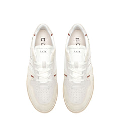 Sneaker  D.A.T.E. COURT 2.0 NYLON WHITE- CUOIO