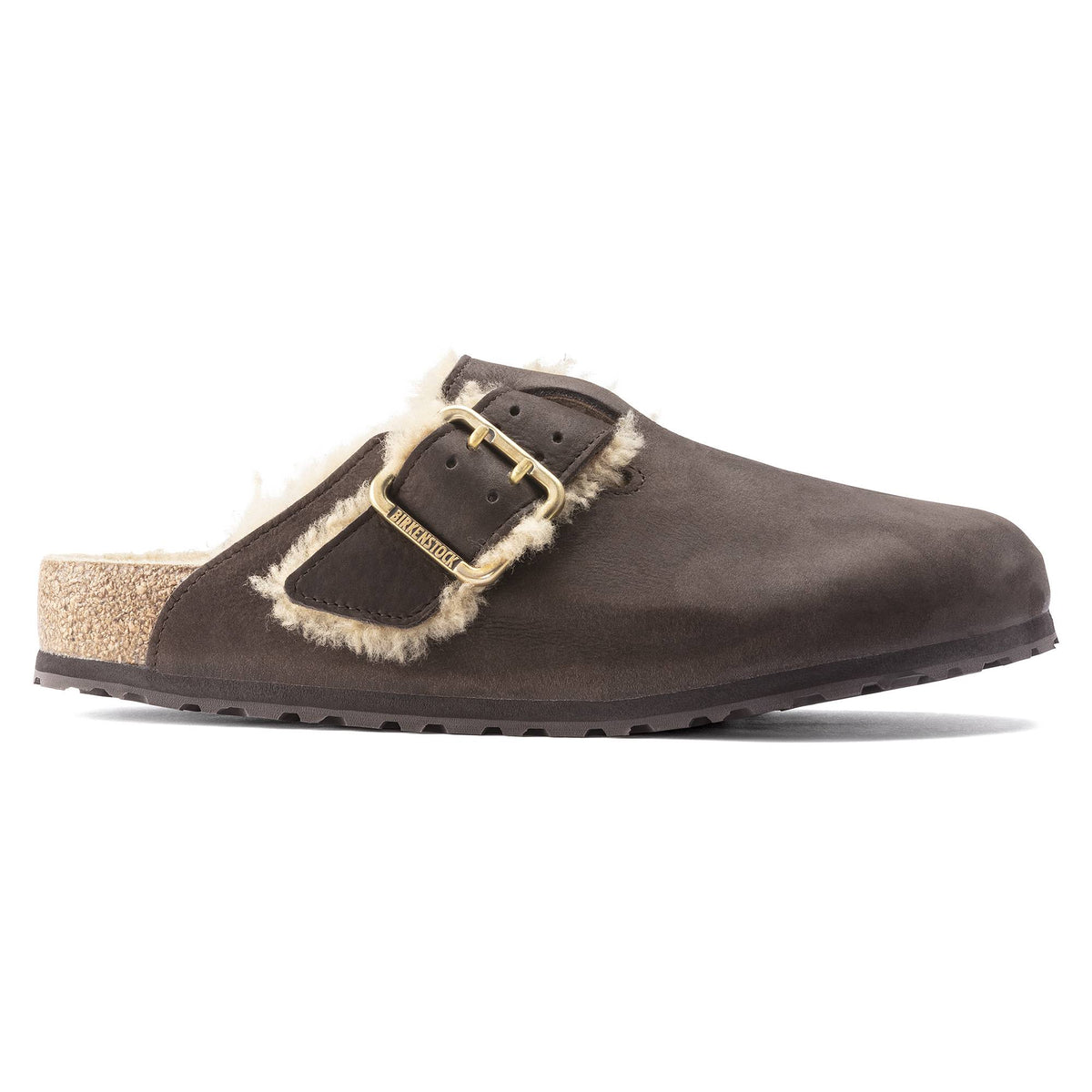 Ciabatta BIRKENSTOCK Boston Bold Shearling 1023317 - Espresso - Sergio Fabbri