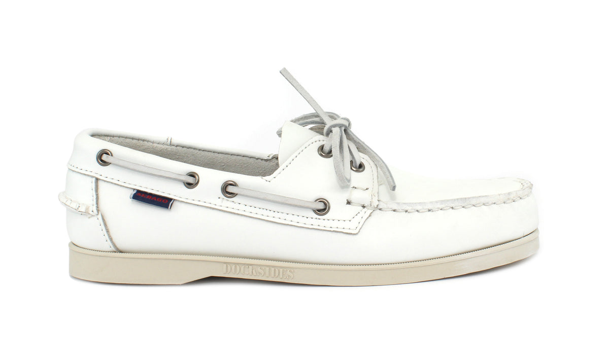 Mocassino SEBAGO DOCKSIDES PORTLAND - WHITE - Sergio Fabbri