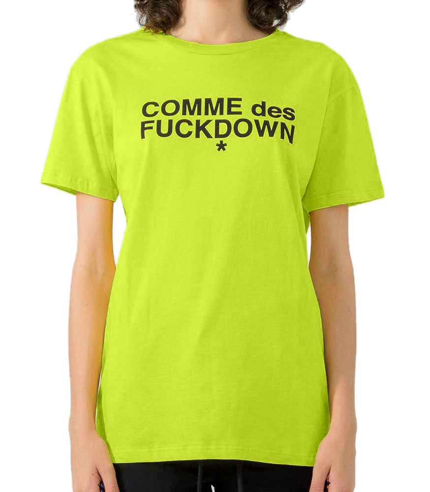 T-SHIRT - CDFD901 - COMME DES FKDOWN VERDE