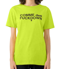 T-SHIRT - CDFD901 - COMME DES FKDOWN VERDE