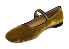 Ballerina PROSPERINE 8123 VELLUTO SENAPE