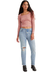 Jeans LEVI'S CON VITA MINI 501® A47290 Destructed - Blu