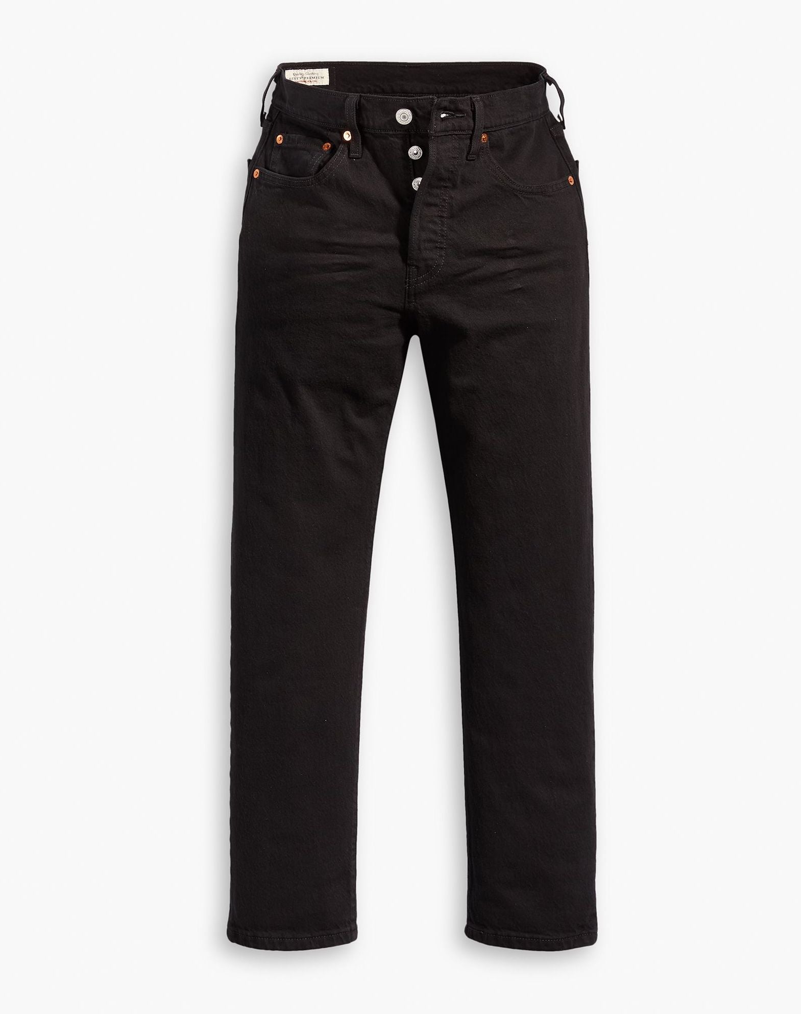 Levi's cropped online black jeans