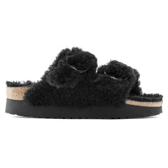 Ciabatta PAPILLIO Ariziona Big Buckle Fur Teddy Black 1021705 - Sergio Fabbri