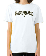 T-SHIRT - CDFD901 - COMME DES FKDOWN WHITE