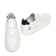 Sneaker  D.A.T.E. COURT CALF WHITE-BLACK