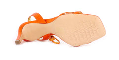 Sandalo VICENZA 1611005 Croco Arancione - Sergio Fabbri