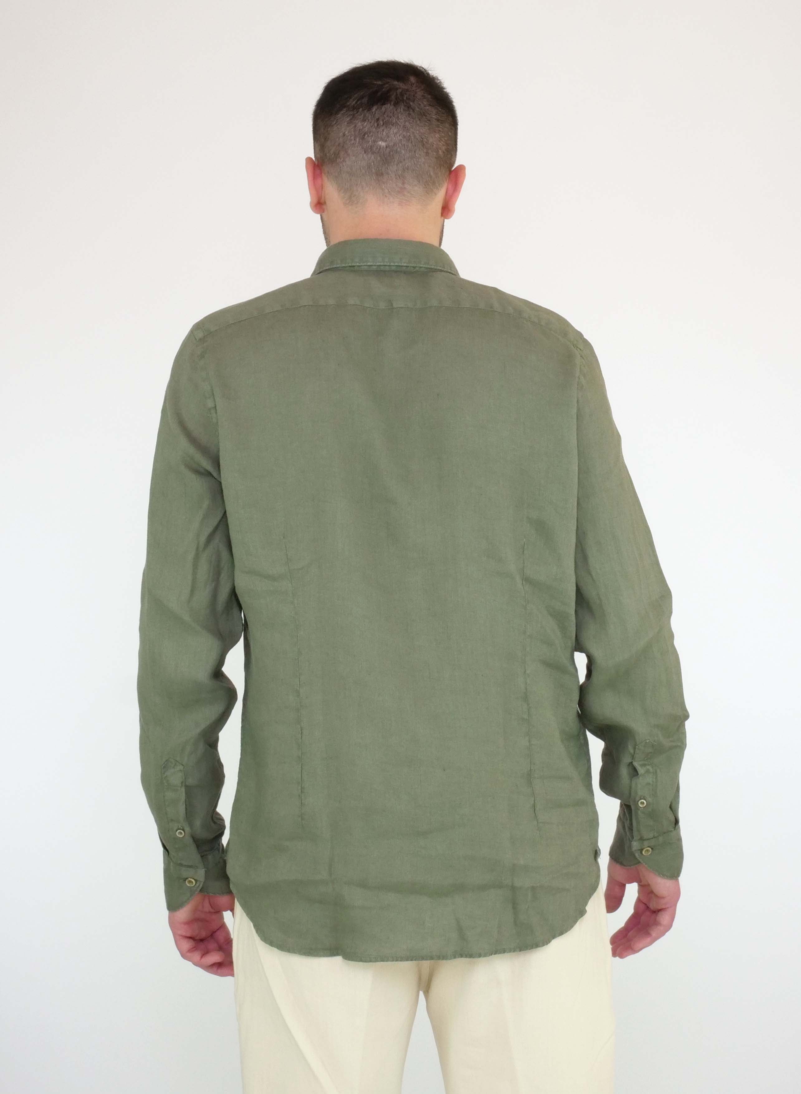 Shirt Camicia Verde Militare Outfit Camicia Con Mostrine Camicia