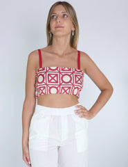 Top REVER ISOTTA A00263 V - Rosso